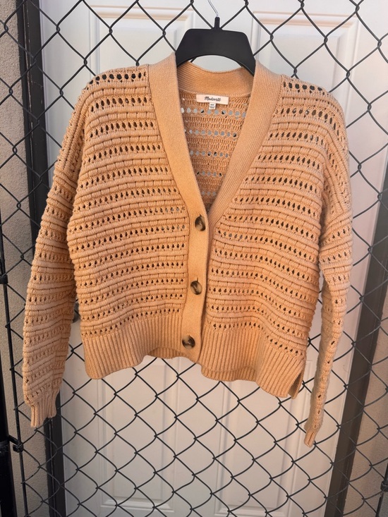Madewell Sweaters - Madewell Camel Button-Up Cardigan